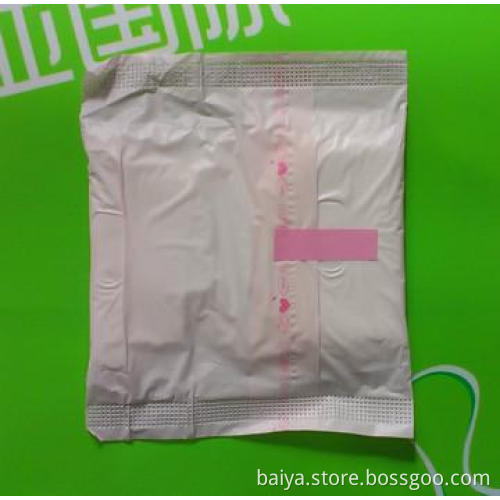 190mm 100% pure cotton day use women sanitary napkin with wings